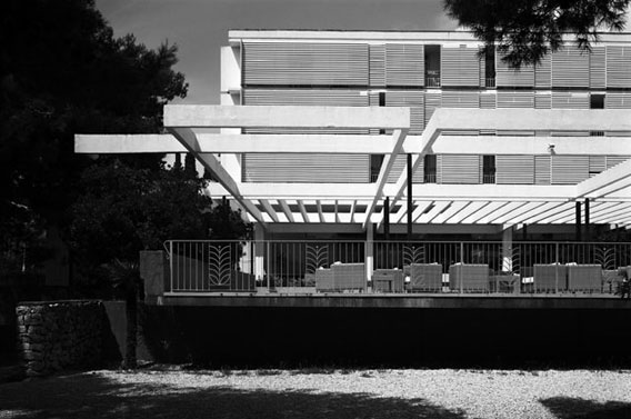 Hotel Solaris, Šibenik, Kroatien, 1968. Architekt: Boris Magaš.